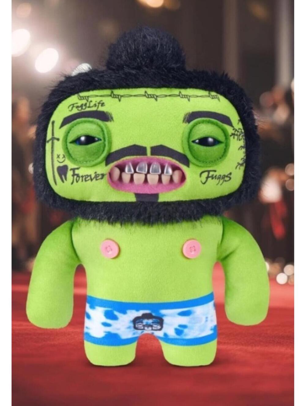 Zuru Fuggler Fugg Stars Rhymer Mcslimer Green 9 Inch Plush Toy